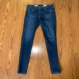 AG Adriano Goldshmied Womens‎ 27R Legging Super Skinny Ankle Contour360 Jeans